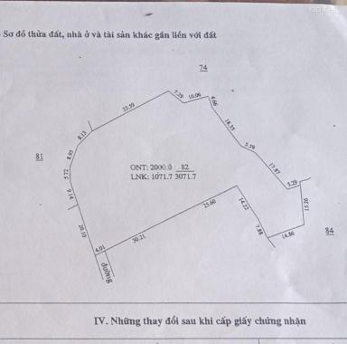 Cần bán bán đất sổ đỏ chính chủ địa chỉ Yên Trị, Yên Thủy, Hòa Bình S 3071,7m2, thổ cư 2.000m2