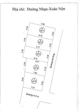 Siêu hiếm, giá công nhân, hơn 900tr, dt 42m2, SĐCC, ngõ 3,5m, giá rẻ nhất thị trường Xuân Nộn