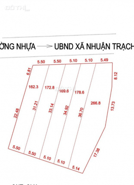 Cần bán lô đất liền kề 178m2 - 266m2 tại Nhuận Trạch Lương Sơn Hòa Bình