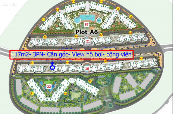 Celadon City - Diamond Alnata bán CH 3 phòng ngủ, A2.13.07 view đại lộ, CK đặc biệt 10%. Rẽ 1' TT