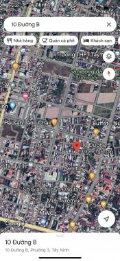 Bán nhà đất 2 mặt tiền phường 3 ngay trung tâm thành phố Tây Ninh. Ngang 4m dài 68m, thổ cư full