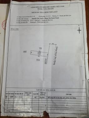 Bán nhà mặt tiền kinh doanh 5x23m, đường Huỳnh Thúc Kháng, Phường 2, trung tâm Tp. Bảo Lộc