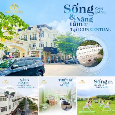 Bán nền đất có sổ đỏ KDC Icon Central, Dĩ An, Bình Dương, sang tên ngay, hỗ trợ vay ngân hàng