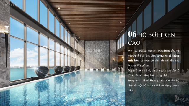Chỉ từ 500tr sở hữu ngay căn hộ cao cấp, view resort tại Masteri Water Front