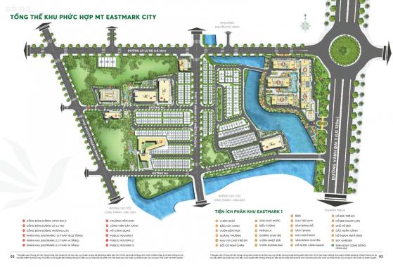 Căn hộ MT Eastmark City mặt tiền Vành Đai 3 giá từ 39 triệu/m2