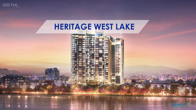 Bán căn hộ quận Tây Hồ Heritage Westlake quỹ căn hộ chiết khấu 4% - đóng 30% đến khi nhận nhà
