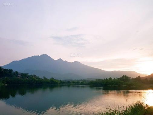 Bán lô đất 495m2 full thổ cư tại resort Vân Hòa, Ba Vì, view hồ Đập Đống, núi Tản giá rẻ, sổ đỏ