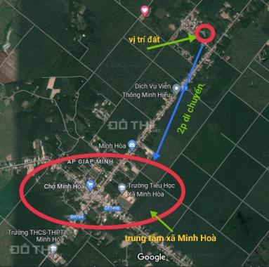 Đất thổ cư Dầu Tiếng gần trung tâm xã Minh Hòa 8,5x23m + 100m2 tc chỉ 960tr, xây nhà ở ngay