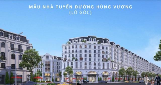 Lô góc đẹp nhất, shophouse 9 tầng, Hùng Vương 42m, HTL Seaside, 235m2, 25,8 tỷ, Ck 3%. Vay 80%