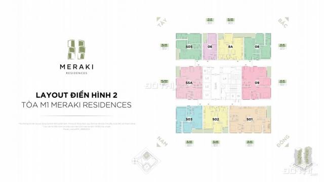 Quỹ căn hộ 2PN 2VS mở bán đợt 1 giá tốt nhất dự án chung cư chăm sóc sức khỏe Meraki Ecopark