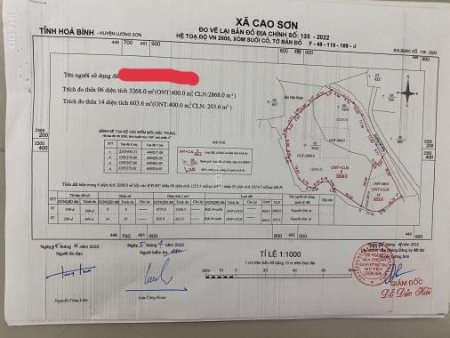 Giá rẻ, mặt tiền rộng, đường ô tô tránh, bám suối nhỏ, Hà Nội 40km