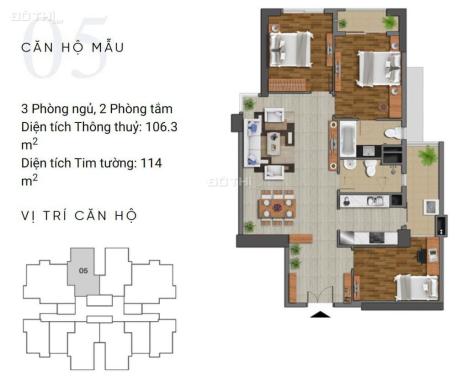 Dự án The Link 345 Ciputra nhận nhà ngay căn 3PN view vườn hoa nội khu chỉ 5,2 tỷ. LH 0983650098