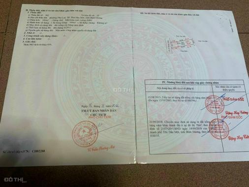 Bán đất tại hẻm 288 đường Huỳnh Văn Lũy, Phường Phú Lợi, Thủ Dầu Một, Bình Dương 100m2 giá 2.63 tỷ