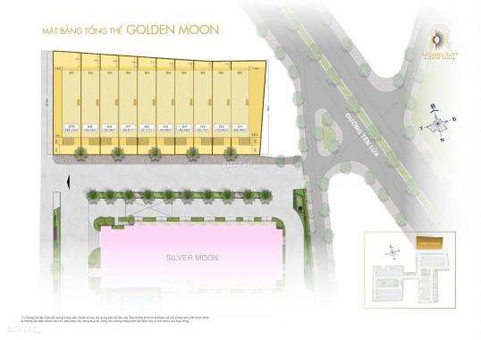 Nhà phố Golden Moon tại dự án Moonlight Center Point của Hưng Thịnh, kế Aeon Mall