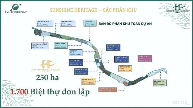 Bán nhà biệt thự dự án Sunshine Heritage Resort, Phúc Thọ, Hà Nội diện tích 1100m2 giá 10tr/m2