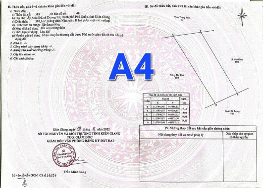 Chính chủ bán nền nhỉnh 500m2 full ONT - tổng 8.4 tỷ có thương lượng