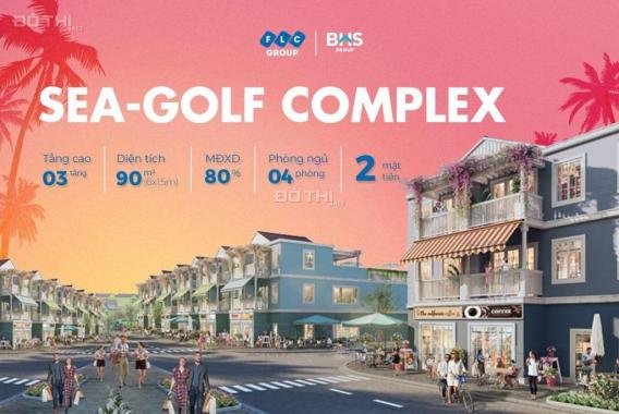 Bán căn góc khu nghỉ dưỡng Homeliday Eo Gió, cạnh là vườn hoa, sân golf sau nhà, 105m2, giá 6.2 tỷ