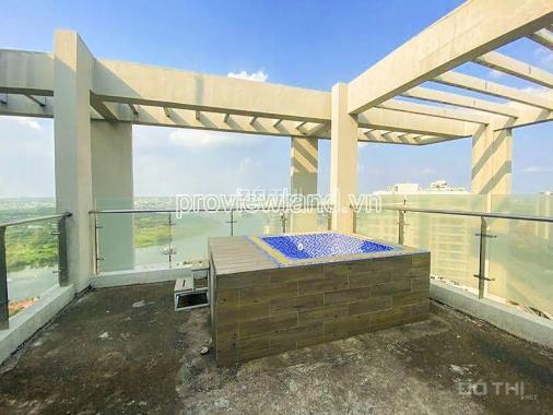 Bán căn penthouse Masteri Thảo Điền view sông 2 tầng 3PN, 325.6m2 có sân vườn