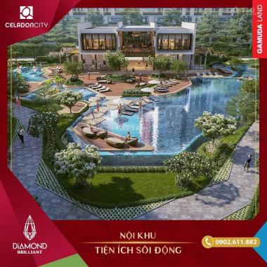 Diamond Brilliant Celadon bán 2PN, 111.8m2, view Đông Nam, 52tr/m2, rẻ hơn 200tr, nhận nhà 2022