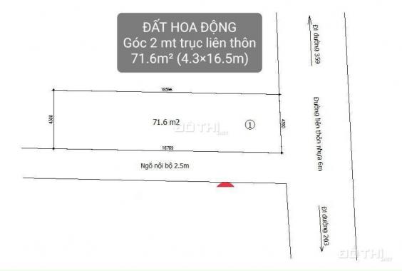 Bán đất tại đường liên xã Hoa Động - Thủy Nguyên - HP giá chỉ: 2 tỉ xx tr