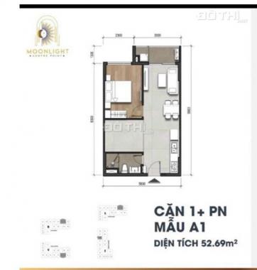 Bán căn hộ tầng 21 Moonlight Centre Point Bình Tân, HCM, giá tốt