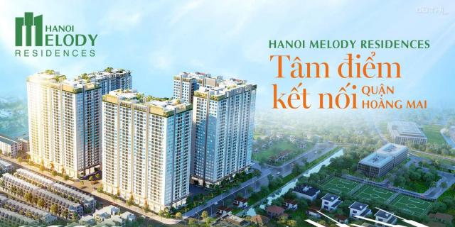 Cần bán căn hộ 3PN 101m2 Hanoi Melody Residences Tây Nam Linh Đàm, full nội thất cao cấp, 3 tỷ/căn