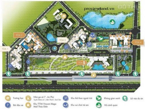 Bán căn hộ penthouse Masteri Thảo Điền 5PN có sân vườn 384m2 diện tích sàn