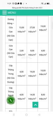 Bán đất mặt tiền khu phố Cây Thông Trong, thị trấn Cửa Dương, Phú Quốc, Kiên Giang