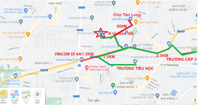 Tôi cần bán 467m2 có 300m2 thổ cư tại Tân Đông Hiệp - ngay Vincom Dĩ An, sổ sẵn HH 1% MG 5.2 tỷ