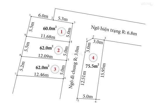 Chào bán 4 lô siêu phẩm tại trung tâm xã Hợp Thành, xung quanh full tiện ích, giá đầu tư