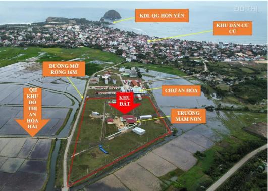 Bán đất sổ đỏ chợ đầu mối vùng du lịch biển, An Hòa, Tuy An, Phú Yên
