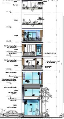 Bán nhà mặt phố Trần Quang Diệu, Đống Đa 60m2 x 8T thang máy, MT 5m giá 31.5 tỷ