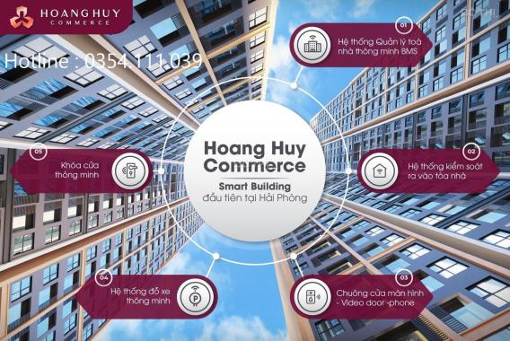 Bán căn hộ 2 ngủ tầng trung tòa Lotus dự án Hoàng Huy Commerce, giá ngoại giao - chính sách tốt