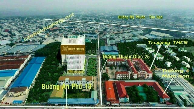 Căn hộ trung tâm Thuận An, ngay Aeon Mall và VSIP 1, chỉ thanh toán 166 triệu đến khi nhận nhà