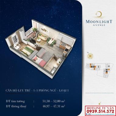 Căn hộ Moonlight Avenue TT trước 400tr góp dần 2 tháng 1% hotline: 0939.514.572