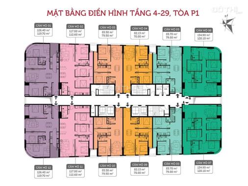 Bán căn hộ chung cư tại dự án Imperial Plaza, Thanh Xuân, Hà Nội diện tích 77m2 giá 2.95 tỷ