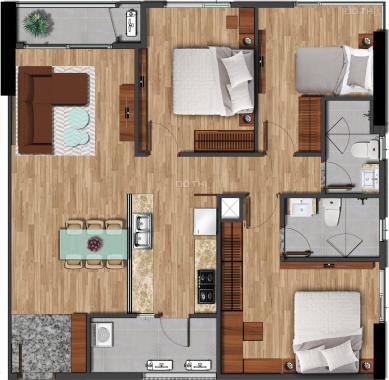 Duy nhất 1 căn trực tiếp CĐT Akari City GĐ 1, DT 100m2, 3PN - 2WC. CK lên đến 11%. LH 0906699169