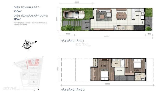 Florida 1 - giá rẻ nhất khu 5 nhà phố 5x20m gần trục đường lớn 20m nhiều tiện ích chỉ 3,75 tỷ