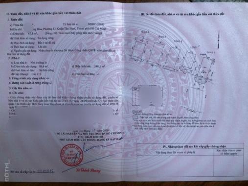 Bán nhà mặt phố tại đường Nhất Chi Mai, Phường 13, Tân Bình, Hồ Chí Minh diện tích 68m2 giá 19.5 tỷ