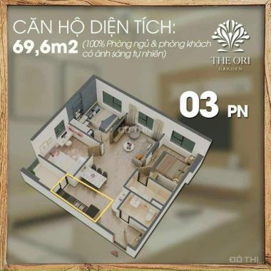 Chỉ 360 triệu (30%) sở hữu ngay căn hộ The Ori Garden - trung tâm TP Đà Nẵng