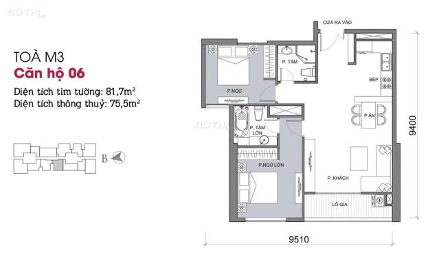 Tôi có nhu cầu bán căn 85m2 tại Vin Liễu Giai tầng 32 (0913809930)