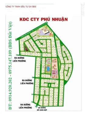 Bán lô O1, khu biệt thự Phú Nhuận Phước Long B, gần trục chính, dt 14x20m, Lh 0914.920.202