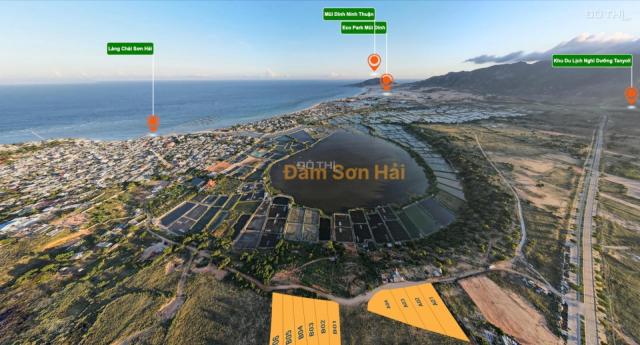 Bán đất full thổ, sổ sẵn DT 751m2, view đầm và biển ngay KDC ở Phước Dinh, Thuận Nam, Ninh Thuận