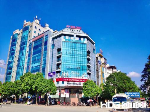 Cho thuê văn phòng tại AP Building 87 Trần Thái Tông, Cầu Giấy 140m2, 265m2, 530m2. Chỉ 180.000đ/m2