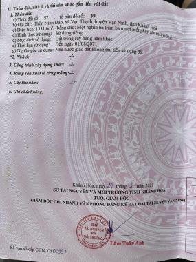 Đất ven biển Ninh Đảo Hòn Lớn - Chỉ cần 200 triệu sở hữu ngay sổ đỏ - Giá chỉ 949tr/1.331m2