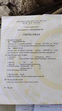 Chính chủ bán nhà cấp 4-DT=  37m2x2.5 tầng - Đê La Thành nhà đẹp ở ngay giá cung cấp chỉ 2.2 t