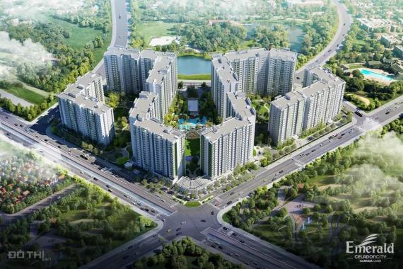 Khu Emeral căn 63m2 cho thuê giá 11.5 triệu/th. Celadon City cạnh Aeon Mall Tân Phú