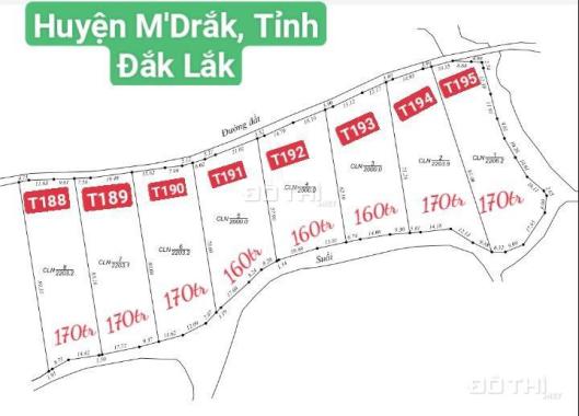 Mở bán 8 lô đất thuộc huyện M'Đrắk, tỉnh Đắk Lắk giá đầu tư chỉ 160tr/lô 2000m2 LH 0906359868