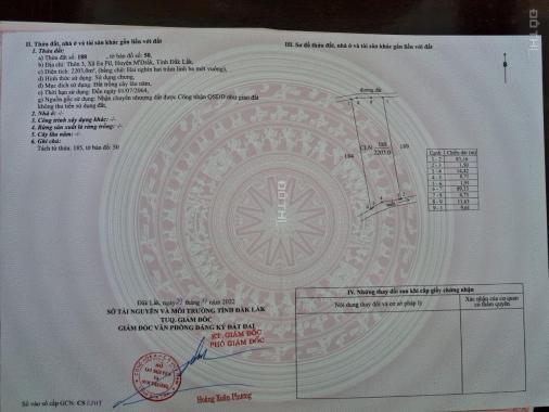 Mở bán 8 lô đất thuộc huyện M'Đrắk, tỉnh Đắk Lắk giá đầu tư chỉ 160tr/lô 2000m2 LH 0906359868