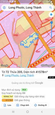Bán đất tại đường 68, Xã Bình Sơn, Long Thành, Đồng Nai diện tích 41000m2 giá 320 tỷ